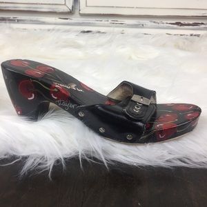 DR.SCHOLLS  CLOGS SLIP-ONS BLACK SIZE 6.5